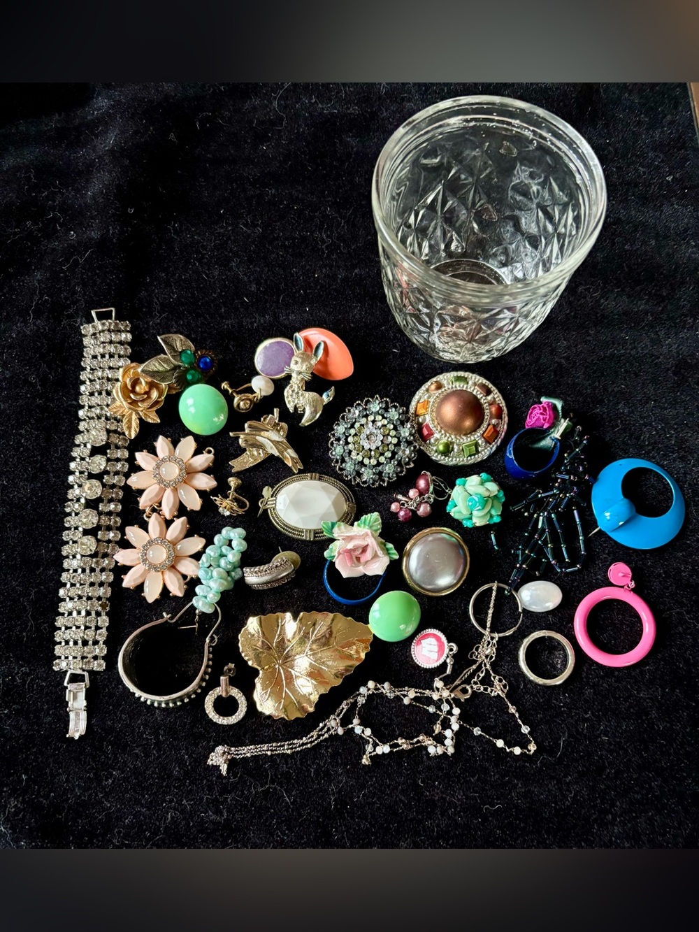 Curated 1/2 lb jewelry craft and repurpose lot